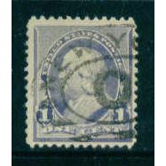 Used 219 1c Benjamin Franklin Just Clears M01923
