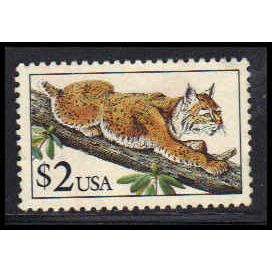 2482 $2 Bobcat Fine MNG RA2538