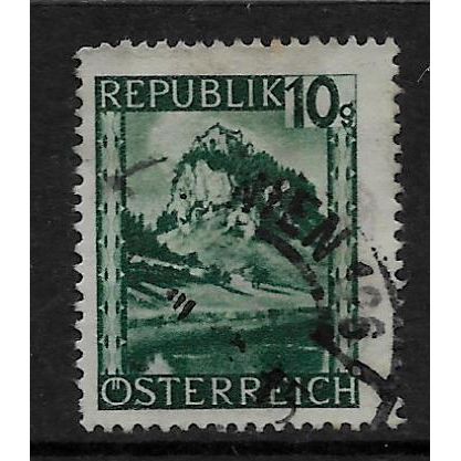 AUSTRIA 1945 VIEWS 10g GREEN HOCHOSTERWITZ SG 930 FINE USED#