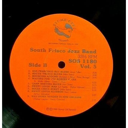 The South Frisco Jazz Band Broken Promises LP Vinyl Album Record (P4)