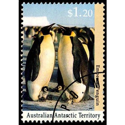 AAT 1992 Wildlife $1.20 Penguin Used Stamp Australian Antarctic Territory