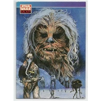 STAR WARS ' GALAXY series 1 ' card # 135 (1993)