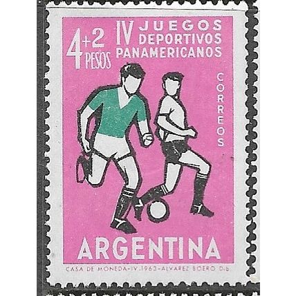 1963 Michel 819 - MNH (**) - FOOTBALL