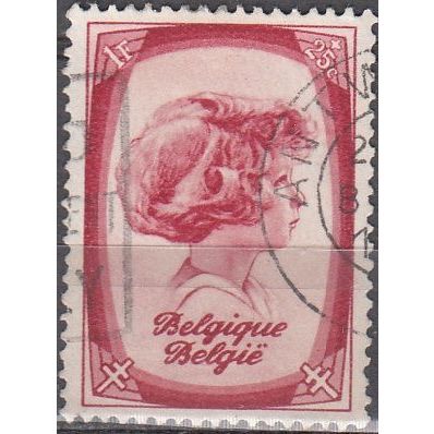 Belgique 1938 Michel 493 O Cote (2008) 1.40 € Prince Albert de Liège Cachet rond