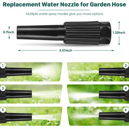 Garden Hose 50ft, Heavy Duty Stainless Steel Water Hose Functional Pipe