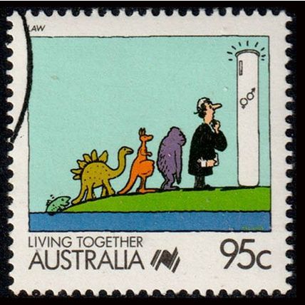 Australia 1988 Living Together 95c Used Stamp .