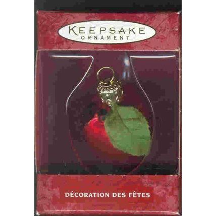 Li'l Apple Blown Glass Hallmark 2000