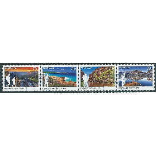 AUS 2015 SE~TE SET 'GREAT AUSTRALIAN WALKS' (4v) FINE USED (EBID39-074a)