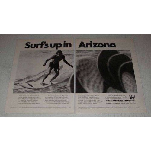 1970 FMC Peerless Pumps Ad - Surf's Up in Arizona
