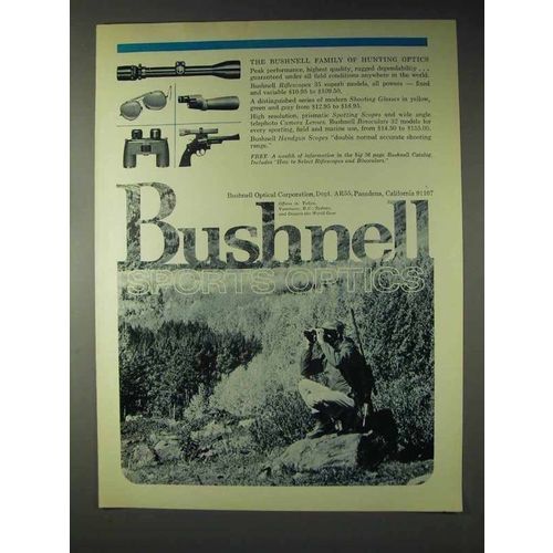 1972 Bushnell Ad - Family of Hunting Optics