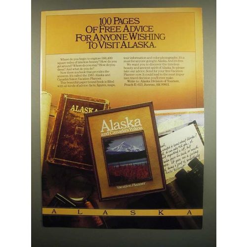 1984 Alaska Division of Tourism Ad - Wishing to Visit