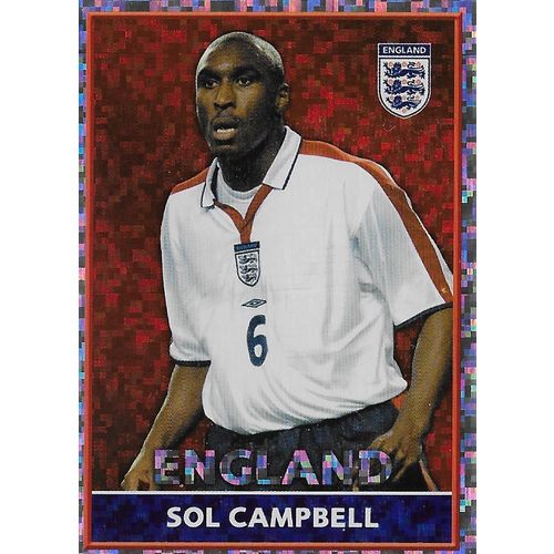 Merlin's ENGLAND 2004 Stickers: No.50 - England Defender: Campbell (Sol)