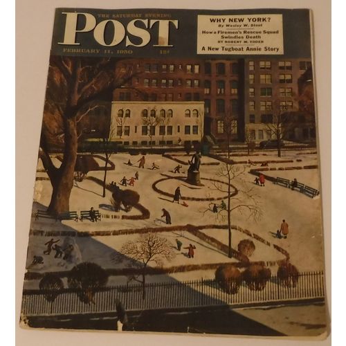 Saturday Evening Post February 11,1950 A new Tugboat Annie Story