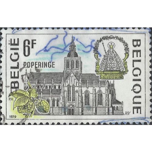 BELGIUM, Poperinge, yellow 1979, 6F50c, #2