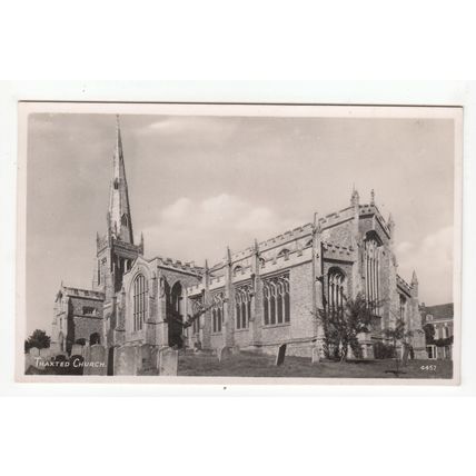 Thaxted Church Essex RP Postcard 4457
