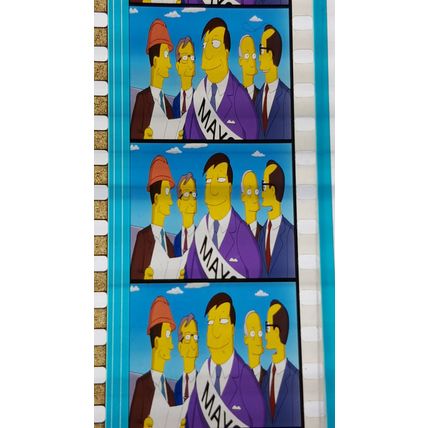 Simpsons Movie. Pk FE FE - 062jj. 1 STRIP OF 5 - 35MM FILM CELLS