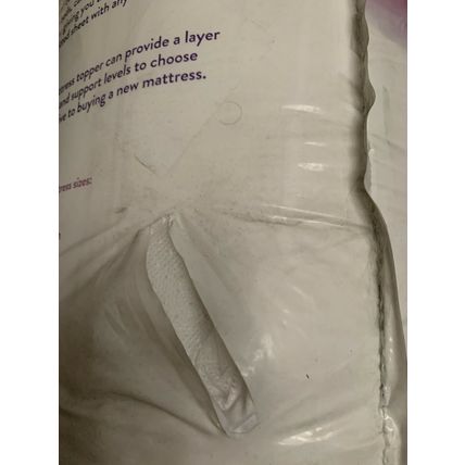 Slumberdown Anti Slip Comfort Reviwer Mattress Topper Super King Soft Support