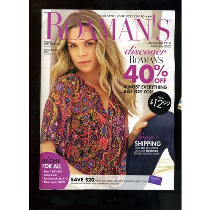 ROAMAN'S Plus-Size Women's Fashion & Accessories CATALOG MAY 2021 NEW