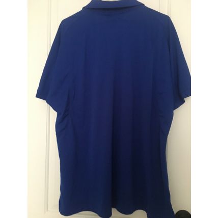 1 Pc Wearguard Men's Adult Blue Short Sleeve Polo Shirt Edwards Size 1X