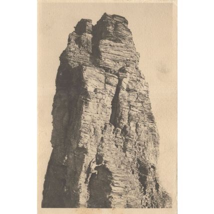 Near Naked Mountain Climber Climbing Adelboden Switzerland Old Postcard