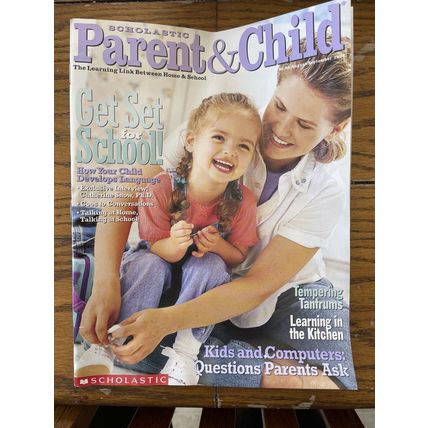 Scholastic Parent & Child Magazine August September 1998 Kids & Computers School