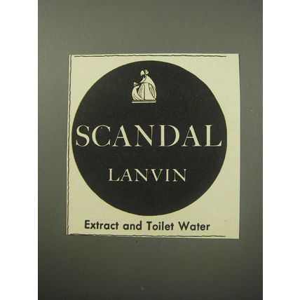 1955 Lanvin Scandal Perfume Ad - Scandal Lanvin Extract and Toilet Water