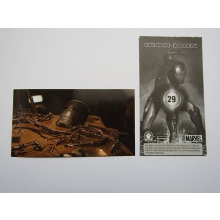 Marvel - Iron Man The Movie 2008 - Preziosi Sticker Drop-down Choice (e18)