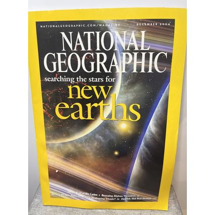 National Geographic Magazine December 2004 New Earths Vintage Collectible