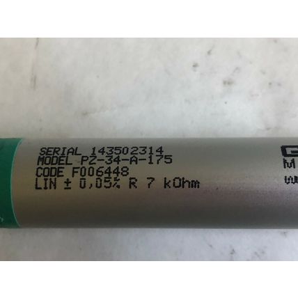 NEW GEFRAN PZ-34-A-175 RECTILINEAR DISPLACEMENT TRANSDUCER,SE