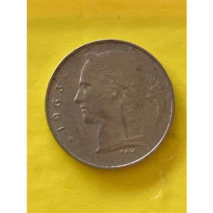Umlaufmünze Belgien 1 Franc 1963 Belgique