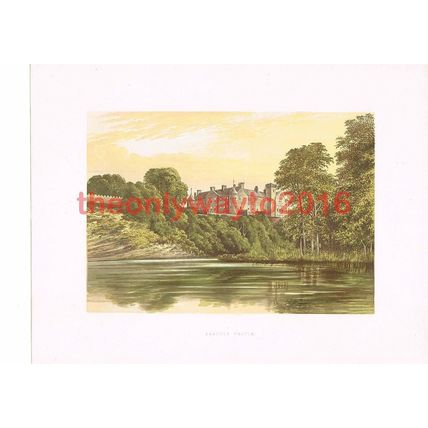 Brechin Castle, Forfar, Scotland, Book Illustration, c1880