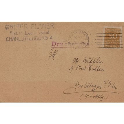 Charlottenburg Sweden Gold Mark Trade Increase Old Postcard