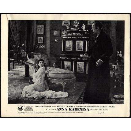 ANNA KARENINA 1948 Vivien Leigh, Ralph Richardson, Kieron Moore 10x8 LOBBY SET