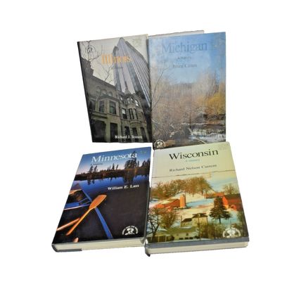 A history- Michigan, Minnesota, Illinois, Wisconsin 4HC/DJ BOOKS Norton and co.
