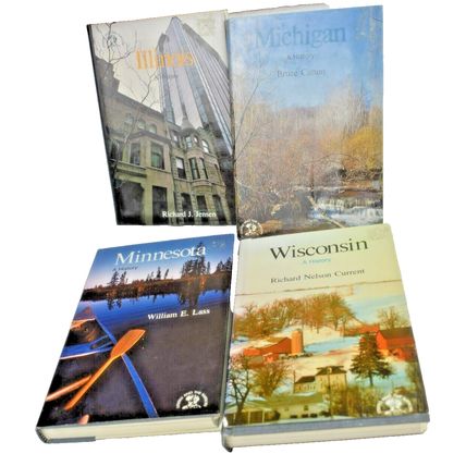 A history- Michigan, Minnesota, Illinois, Wisconsin 4HC/DJ BOOKS Norton and co.