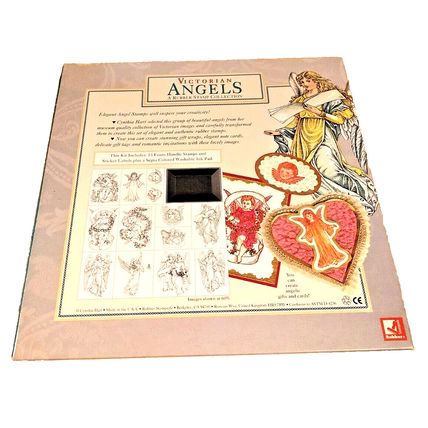 Cynthia Hart Victorian Angels A Rubber Stamp Collection Boxed Set 13 Stamps