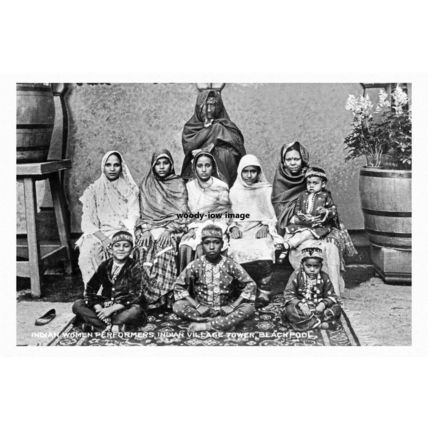 pt5342 - Blackpool , Indian Women Performers , Lancashire - print 6x4