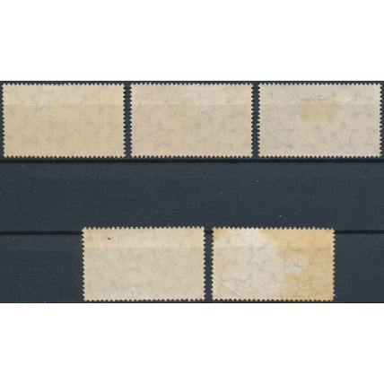 Dogs: 5 Values - San Marino 1956 - NM H - MiNr 547/9, 553 & 555