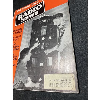 2 Radio News Magazines Special Receiver/Televising 1939 March/June John F Rider