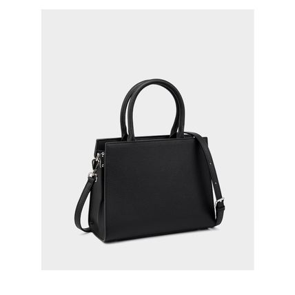 Genuine Leather Women's Bag Vintage Handbag Black
