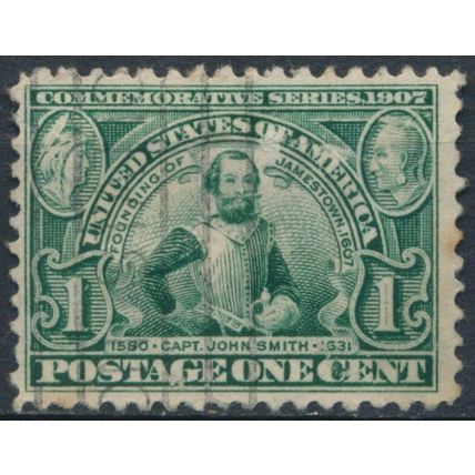 Jamestown Exposition Issue: 1c - USA 1907 - FH - Sc 328