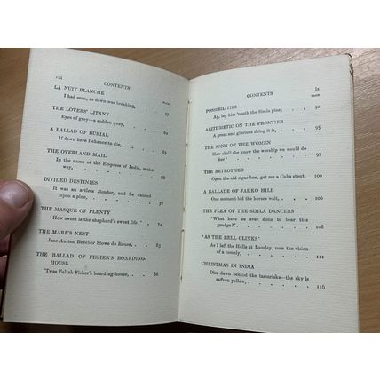 1909 RUDYARD KIPLING "DEPARTMENTAL DITTIES" ANTIQUE FICTION LEATHER BOOK (P3)