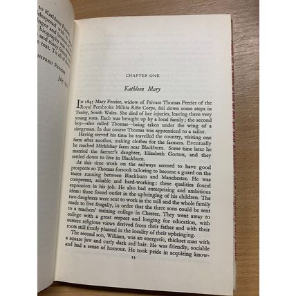 1956 "THE LIFE OF KATHLEEN FERRIER" WINIFRED FERRIER" HARDBACK BOOK (P3)