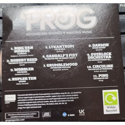 This Month's Best New Music CD Promo PROG Magazine 11 Tracks Album Issue 114