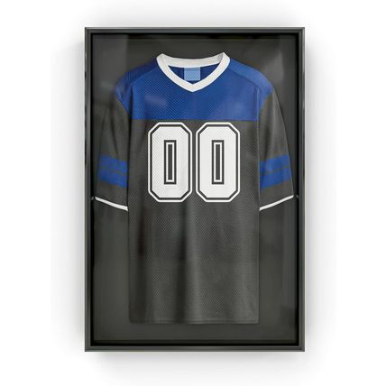 Snap - Sports Jersey Display Case - Shadow Box - 20"X30" - Black Wall Mount - Je