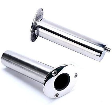 Amarine Made (Set of 2) Heavy Duty Stainless Steel 316 Deluxe Rod Holders with D