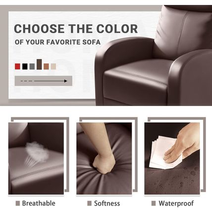 Homall Recliner Chair, Recliner Sofa for Adults, Recliners Home Theater Seating