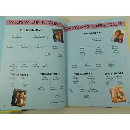 Three Vintage Neighbours And Home & Away Annual Books 1990 - 1992 &c