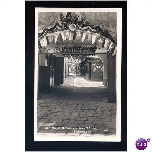Austria VIENNA Karl Hengl's Winehouse Postcard (308)
