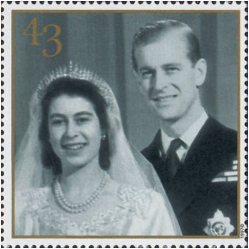 Great Britain 1997 Golden Wedding 43p Photograph 1947 Mint NHM SG 2013 Stamp